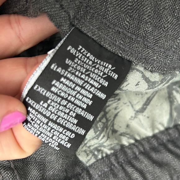 Mens hang ten brand shorts gray medium pockets - Picture 3 of 4